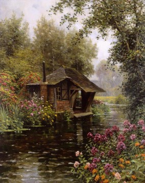 A beaumont le roger landscape Louis Aston Knight river Oil Paintings